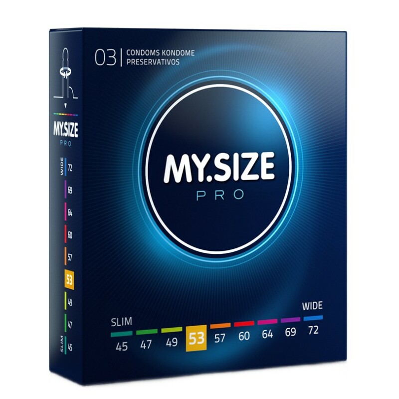 Презервативи латексні My.Size Regular 53 мм, 3 шт - Зображення 3