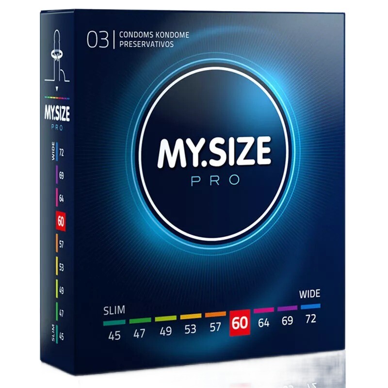 Презервативи латексні My.Size Large 60 мм, 3 шт