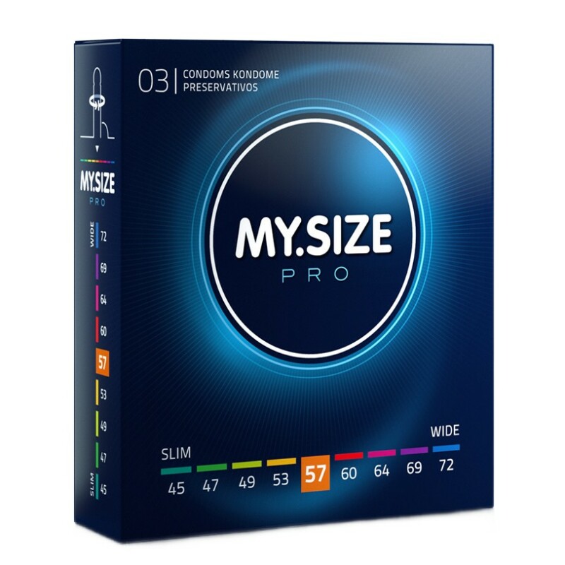 Презервативи латексні My.Size Regular 57 мм, 3 шт