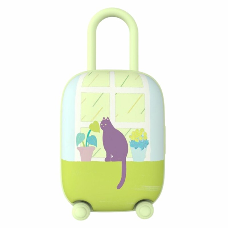 Віброяйце і вакуумний стимулятор для клітора 2в1 BeYourLover Magic Suitcase у зарядному кейсі, зелений - Зображення 2