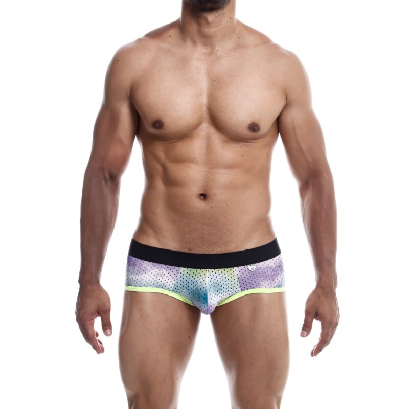 Труси чоловічі MOB Eroticwear Aero Brief в сіточку, зелені, S - Зображення 2