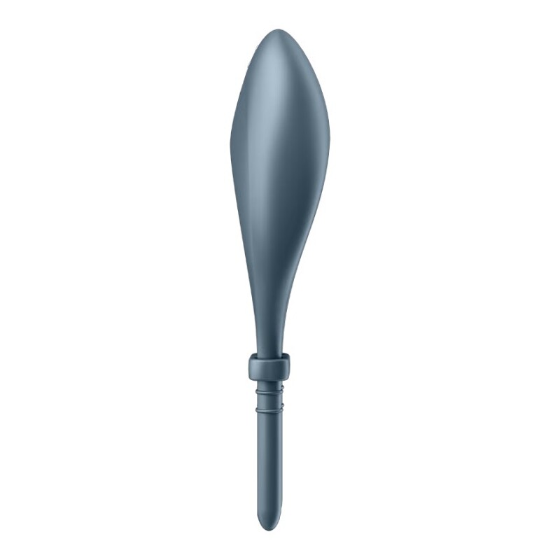 Ерекційне віброкільце Satisfyer Bullseye з додатком, темно-синє, 14.1 х 5.3 см - Изображение 2