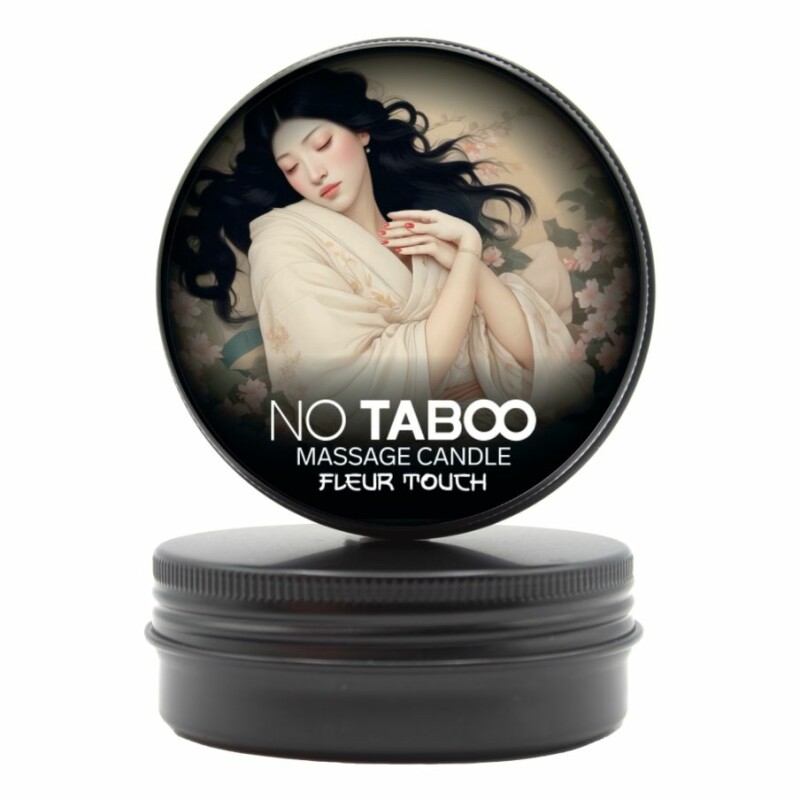 Масажна свічка NO TABOO, 30 мл, Fleur Touch з ароматом квіткової композиції
