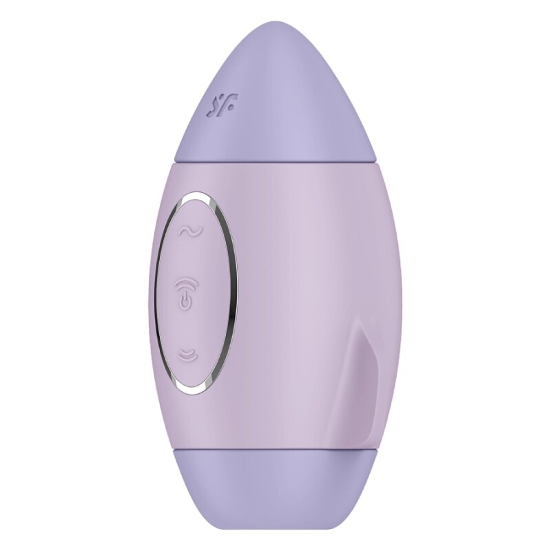 Вібратор Satisfyer Mission Control з вакуумною стимуляцією клітора, фіолетовий, 10 х 6.6 см - Зображення 3