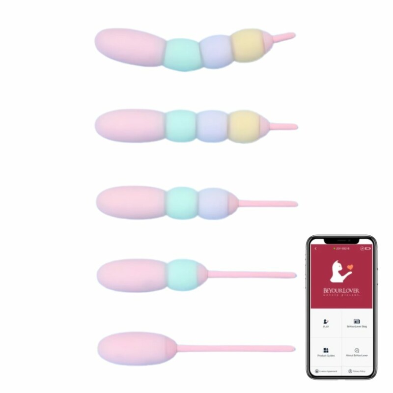 Вібратор трансформер BeYourLover Magic Candy з віброяйця у вібратор, 18 см х 3.5 см