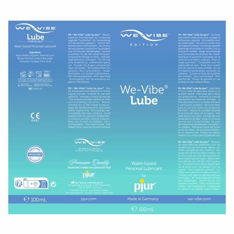 Лубрикант персональний Pjur We-Vibe Lube на водній основі, 100 мл - Зображення 1