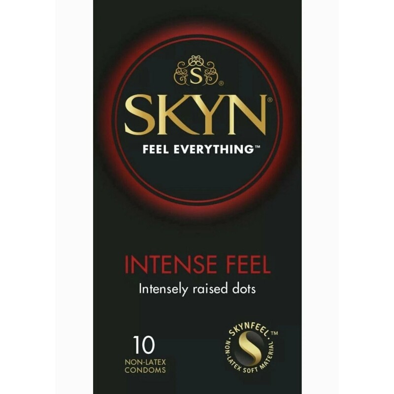 Презервативи безлатексні SKYN Intense Feel, з пухирцями, 10 шт - Зображення 1