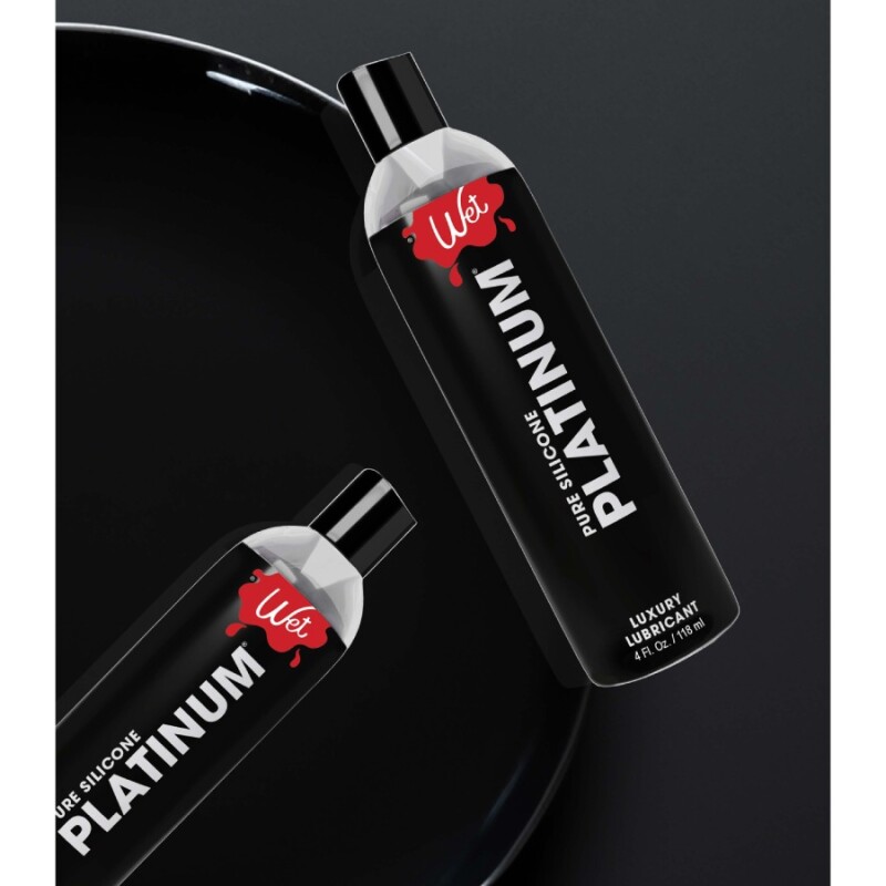 Лубрикант WET Platinum Luxury 475 мл, на силіконовій основі - Зображення 1