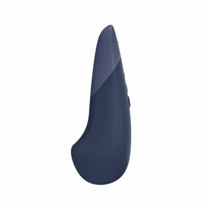 Вібратор безшумний Womanizer Vibe Dark Blue для клітора, синій, 14.5 см х 4.3 см - Изображение 3
