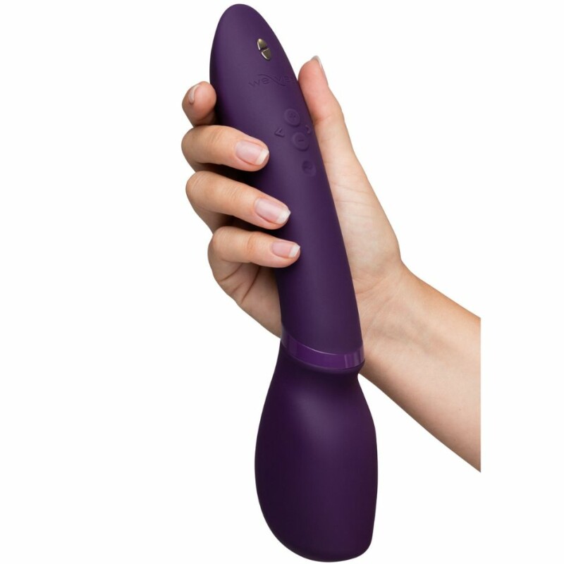 Вібромасажер мікрофон Wand by We-Vibe 2 Purple, фіолетовий, 27 см х 5.5 см - Зображення 7