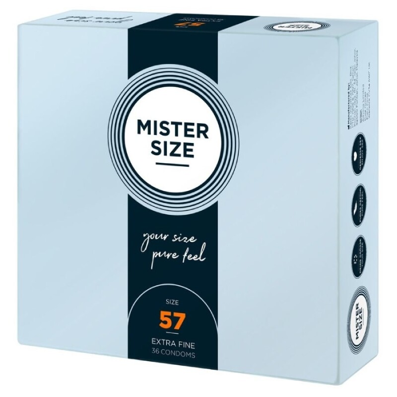 Презервативи латексні Mister Size Regular 57 мм, 36 шт - Зображення 1