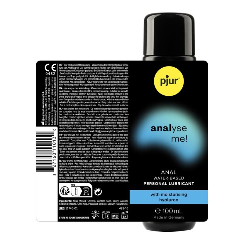 Анальний лубрикант Pjur Analyse Me Moisturising на водній основі, 100 мл - Зображення 2