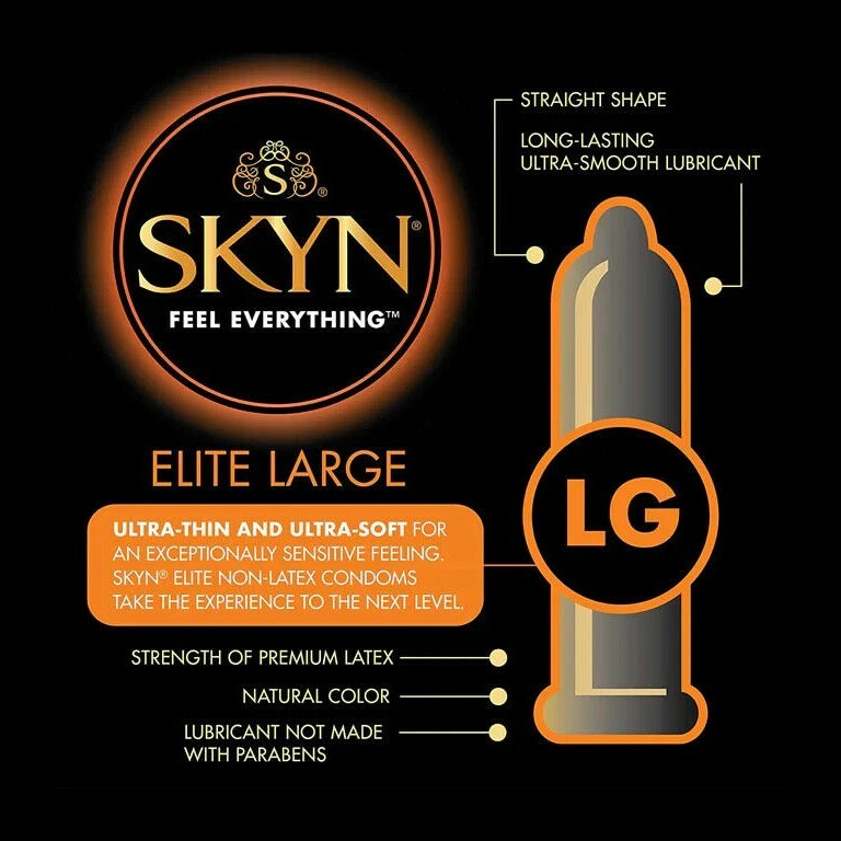 Презервативи безлатексні SKYN Large, великого розміру, 10 шт - Зображення 2