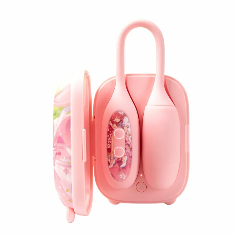 Віброяйце і вакуумний стимулятор для клітора 2в1 BeYourLover Magic Suitcase у зарядному кейсі, рожевий - Изображение 3