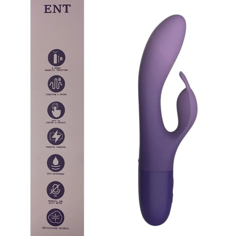 Вібратор-кролик Every Night Toys для точки G фіолетовий, 21 х 3.4 см - Изображение 6