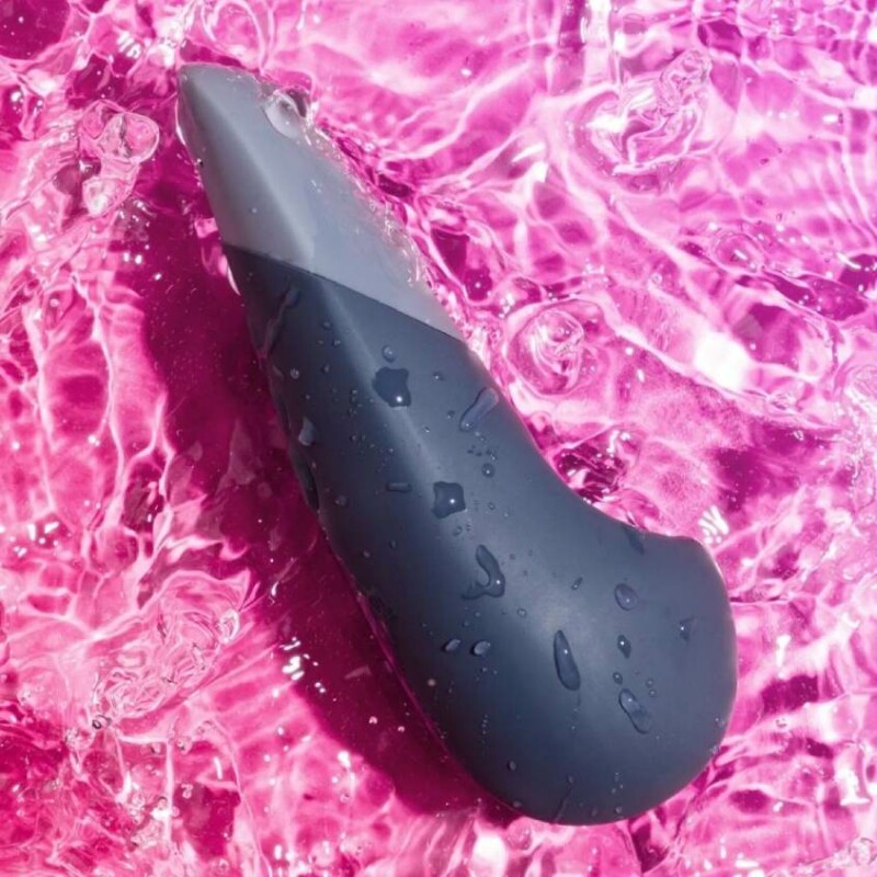 Вібратор безшумний Womanizer Vibe Dark Blue для клітора, синій, 14.5 см х 4.3 см - Изображение 7