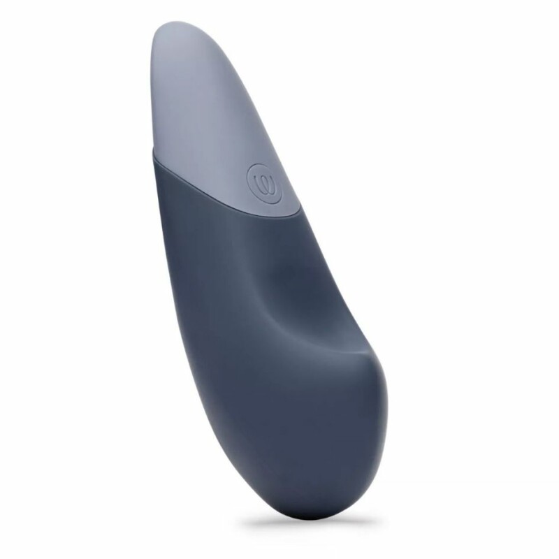 Вібратор безшумний Womanizer Vibe Dark Blue для клітора, синій, 14.5 см х 4.3 см - Изображение 1