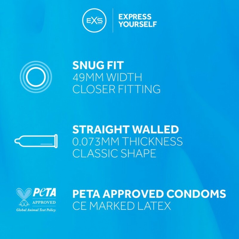 Презервативи щільно прилягаючі EXS Snug Fit, латексні, 12 шт - Зображення 3