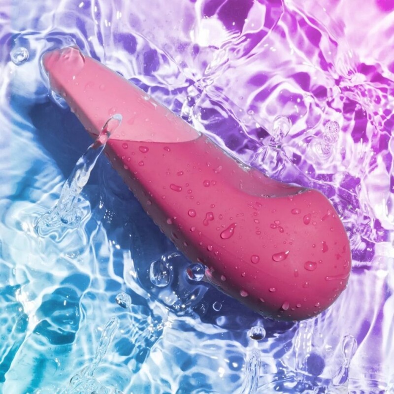 Вібратор безшумний Womanizer Vibe Dusky Pink для клітора, рожевий, 14.5 см х 4.3 см - Изображение 7