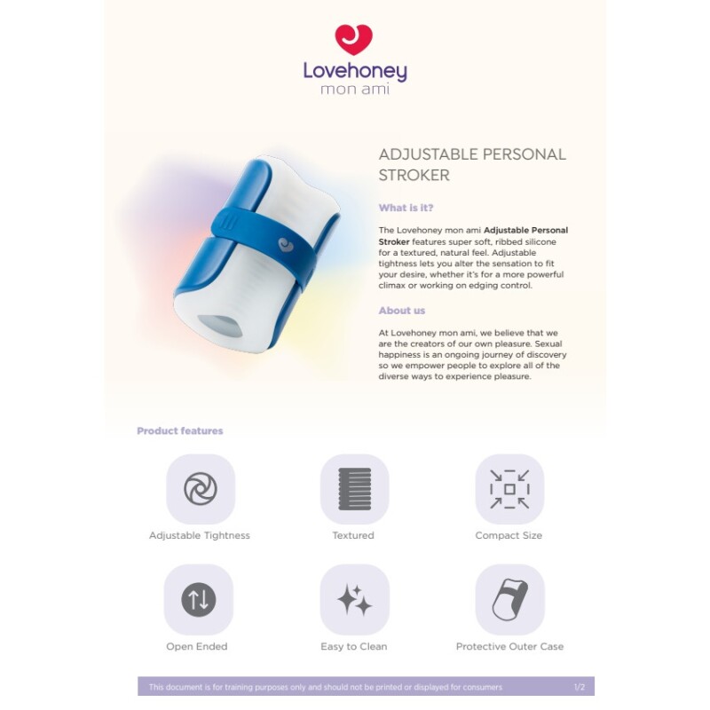 Мастурбатор Lovehoney mon ami, блакитний, 11.4 см - Изображение 7