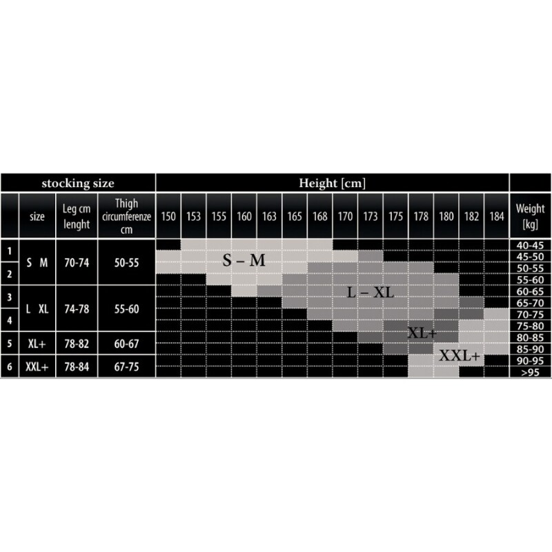 Панчохи Ballerina's Secret 525 з візерунком, чорні, L-XL - Зображення 3