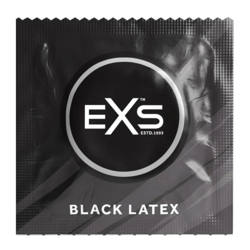 Презерватив EXS Black Latex, чорний, 1 шт