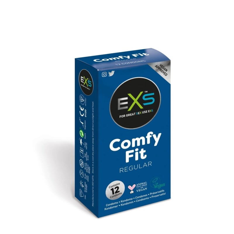 Презервативи класичні EXS Regular, латексні, 12 шт