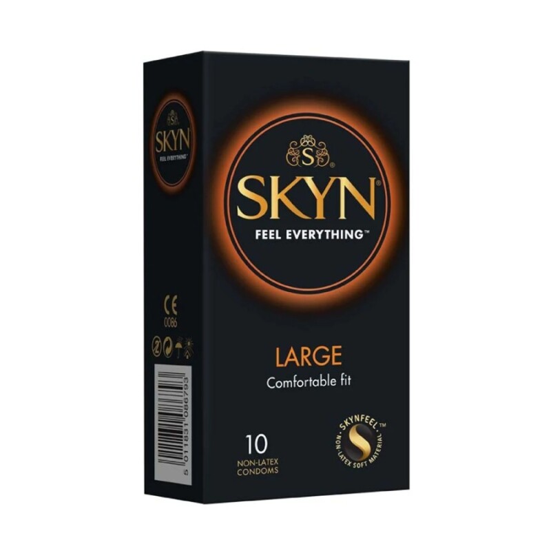Презервативи безлатексні SKYN Large, великого розміру, 10 шт