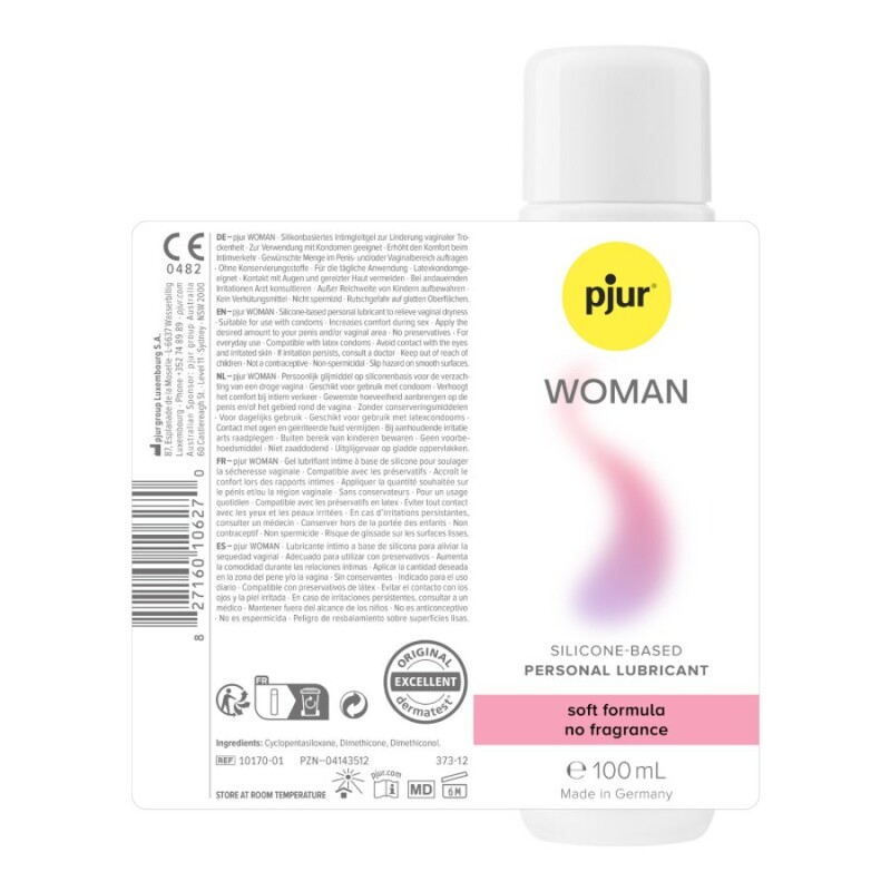 Лубрикант для чутливої шкіри Pjur Woman на силіконовій основі, 250 мл - Зображення 4