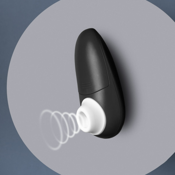 Безконтактний стимулятор клітора Womanizer Mini 2, чорний, 11 см х 5 см - Зображення 4