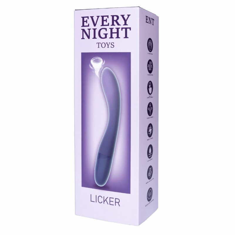 Вібратор з пульсатором Every Night Toys для точки G, фіолетовий, 20.1 х 3.1 см - Зображення 1