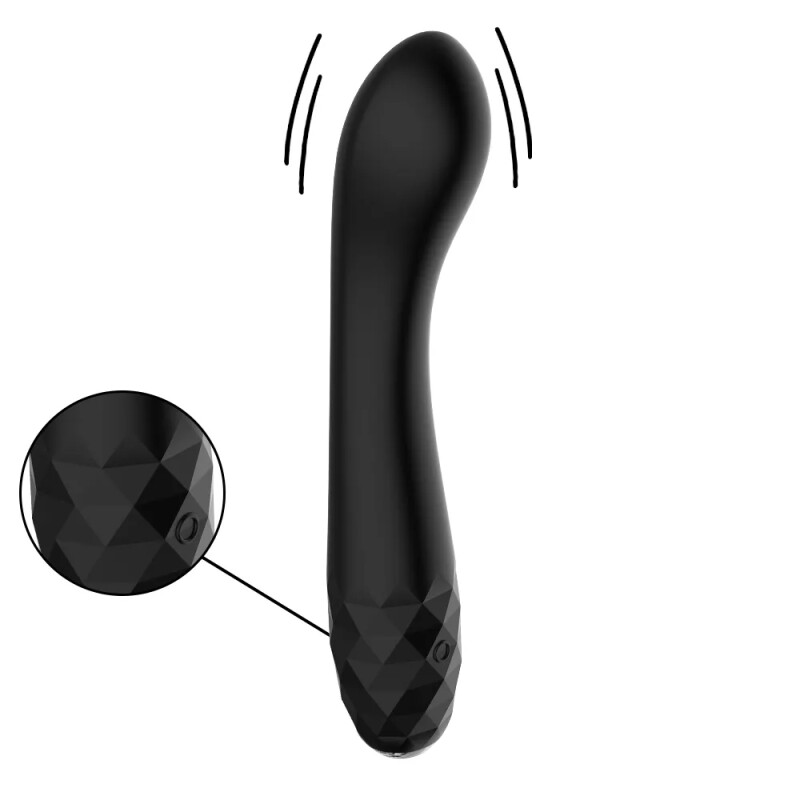 Вібратор з підсвіткою Every Night Toys для точки G, чорний - Изображение 5