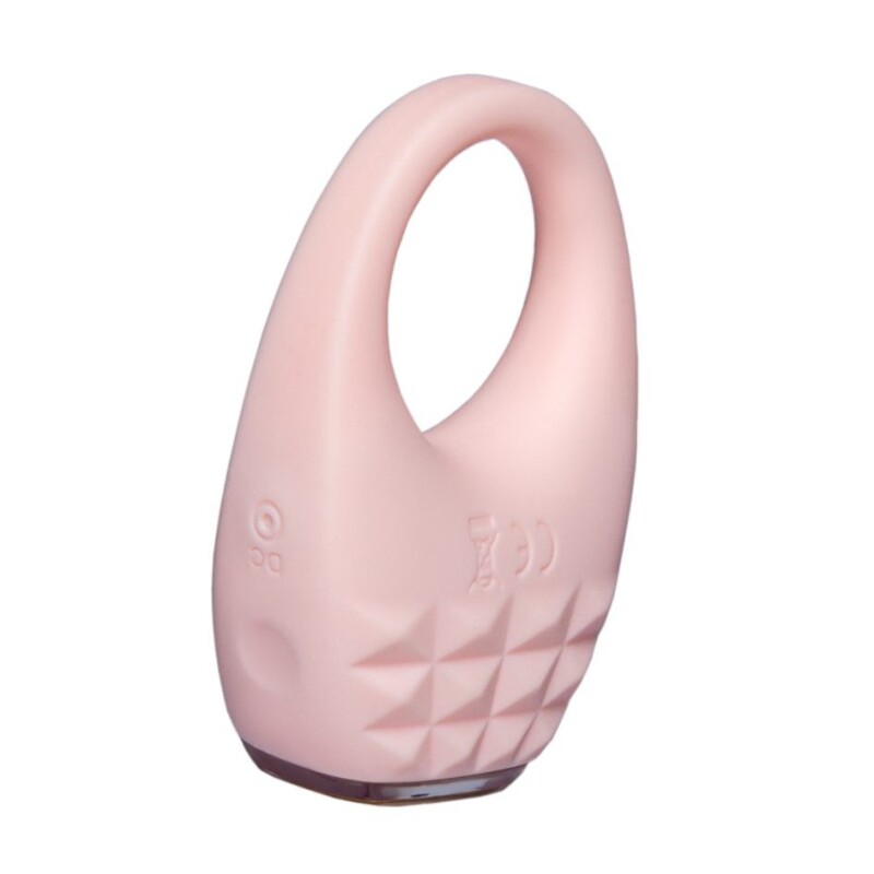 Ерекційне віброкільце Every Night Toys Luxury Diamond з підсвіткою, рожеве, 5.3 х 5.3 см - Изображение 2