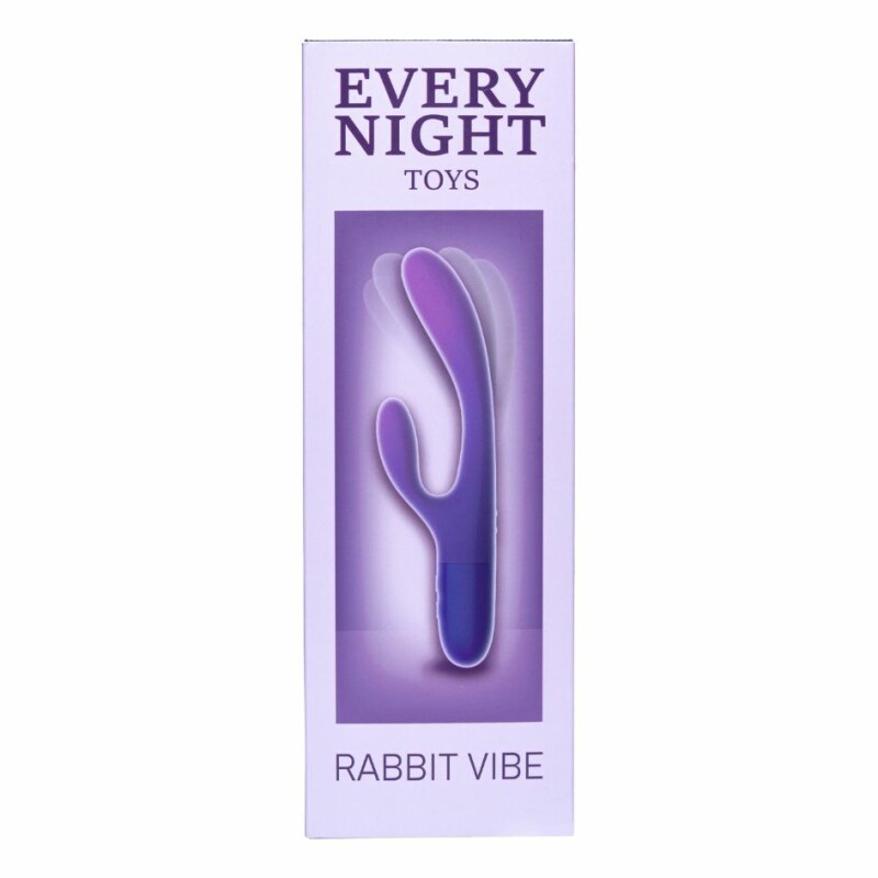 Вібратор-кролик Every Night Toys для точки G фіолетовий - Изображение 3