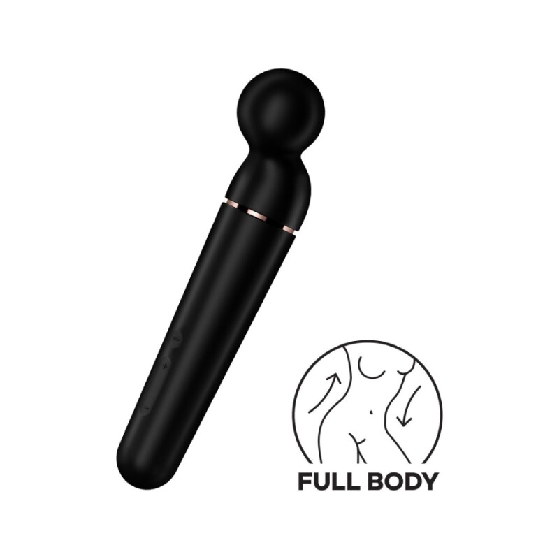 Вібратор-мікрофон Satisfyer Planet Wand-Er універсальний, чорний, 21.9 х 5.7 см - Зображення 3
