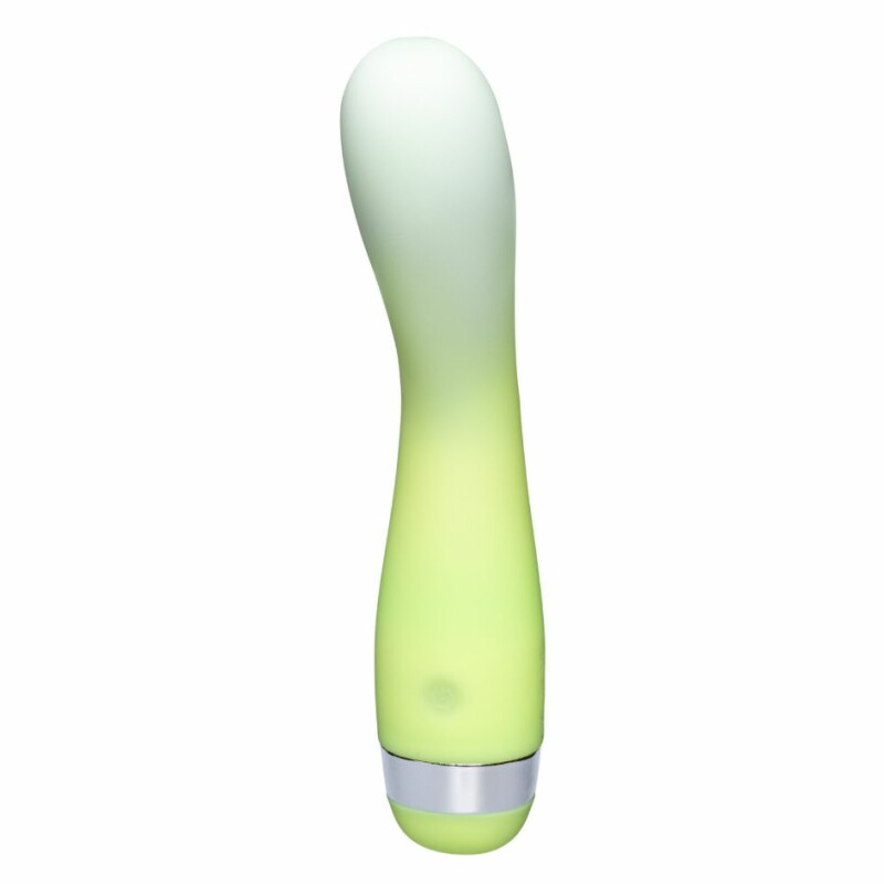 Вібратор з м'якою голівкою Every Night Toys для точки G, зелений, 12.7 х 3 см - Изображение 5