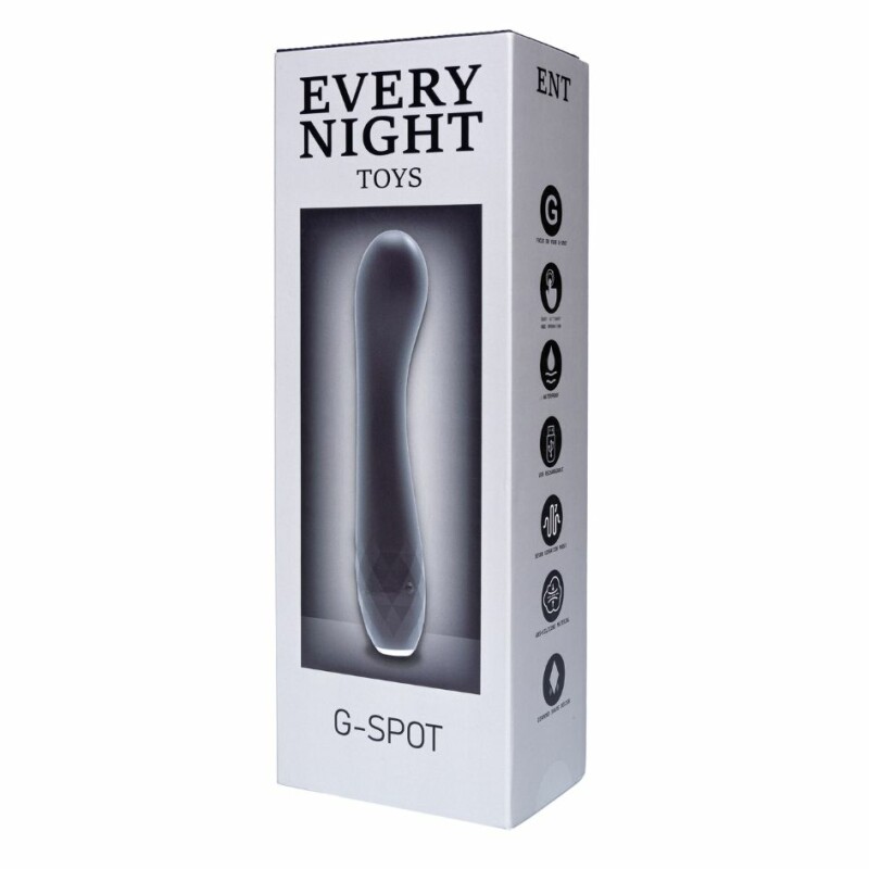 Вібратор з підсвіткою Every Night Toys для точки G, чорний - Изображение 1