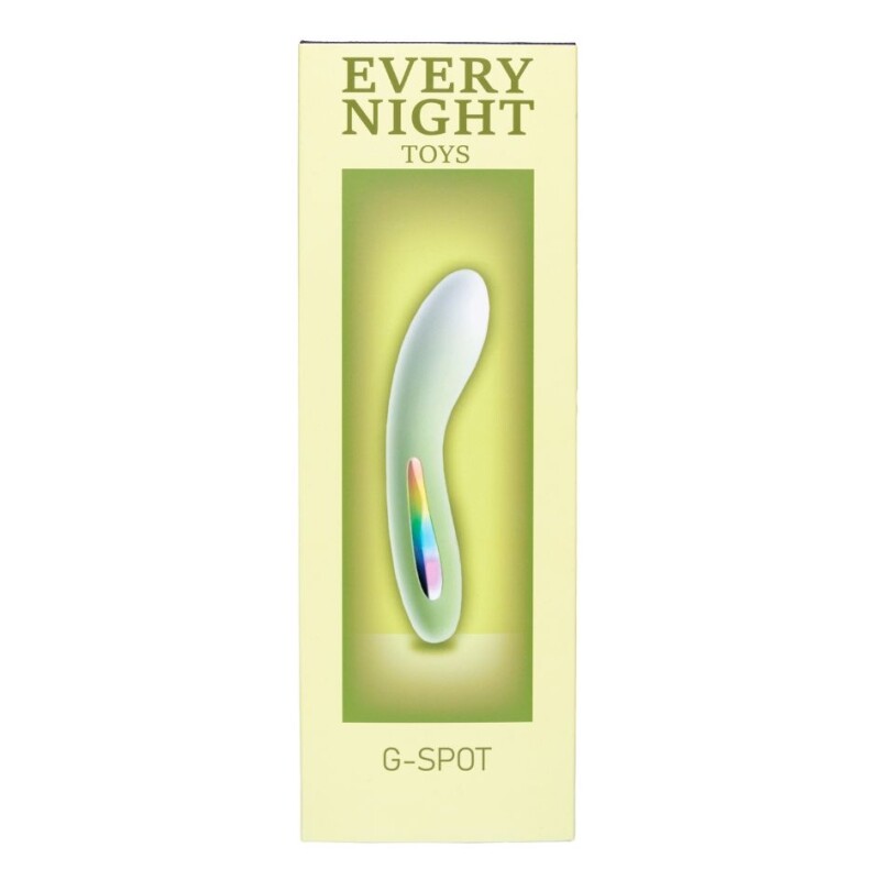 Вібратор з світлодіодом Every Night Toys для точки G, зелений, 16.6 х 3.5 см - Зображення 7