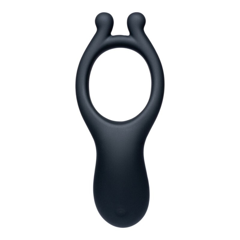 Ерекційне кільце з вібростімуляцією Every Night Toys чорне, 10.2 х 2.8 х 3 см - Изображение 2