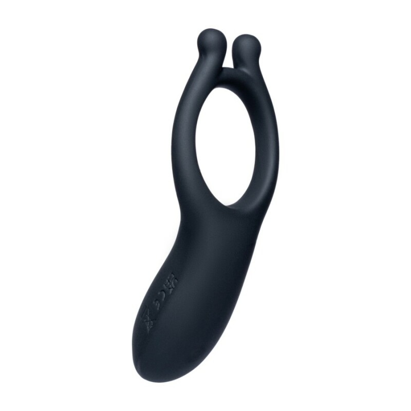 Ерекційне кільце з вібростімуляцією Every Night Toys чорне, 10.2 х 2.8 х 3 см - Изображение 3