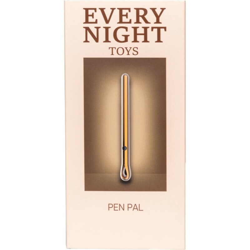 Вібропуля кулон Every Night Toys у вигляді ручки, металева, 11.2 х 1.1 см