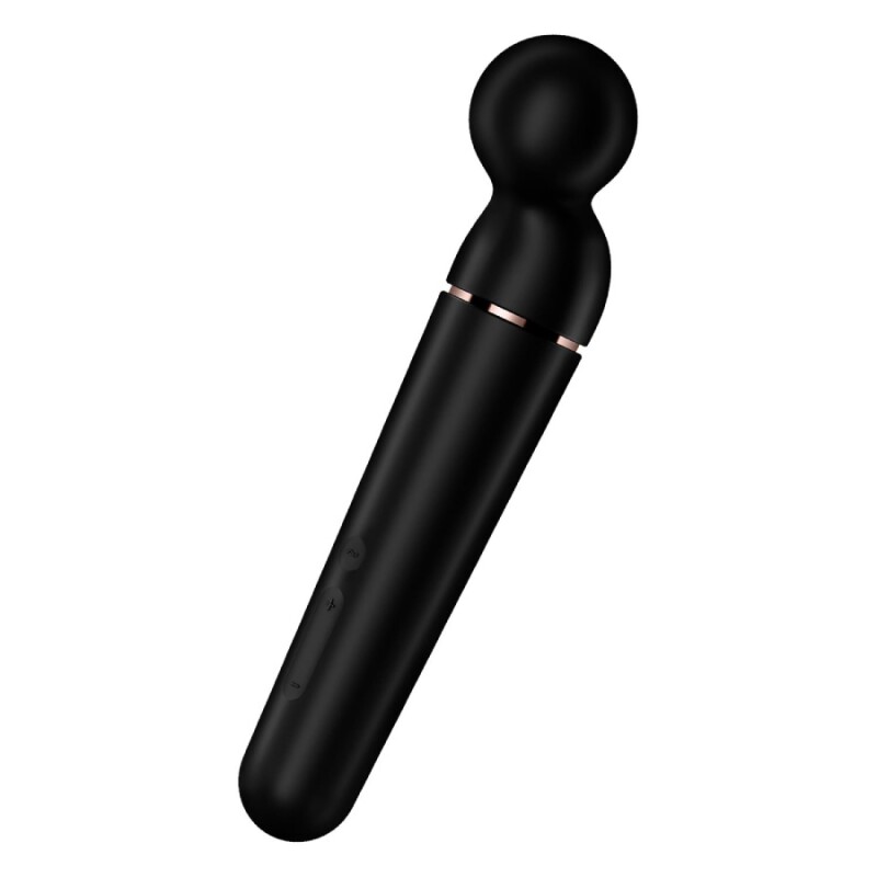 Вібратор-мікрофон Satisfyer Planet Wand-Er універсальний, чорний, 21.9 х 5.7 см