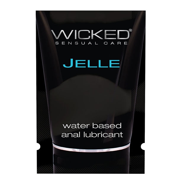Пробник Лубрикант Анальний Wicked Jelle на водній основі, саше 1 шт, 3 мл