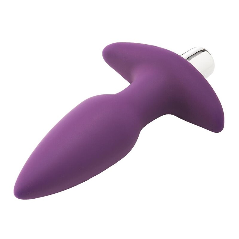 Анальна прообка Dreamtoys з віброкулею, фіолетова, 14 х 3.6 см - Зображення 3
