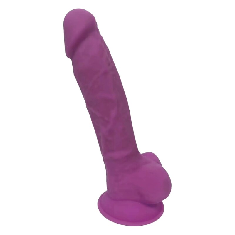 Фалоімітатор реалістичний Dream Toys Real Love на присосці, фіолетовий, 17.7 х 3 см - Зображення 2