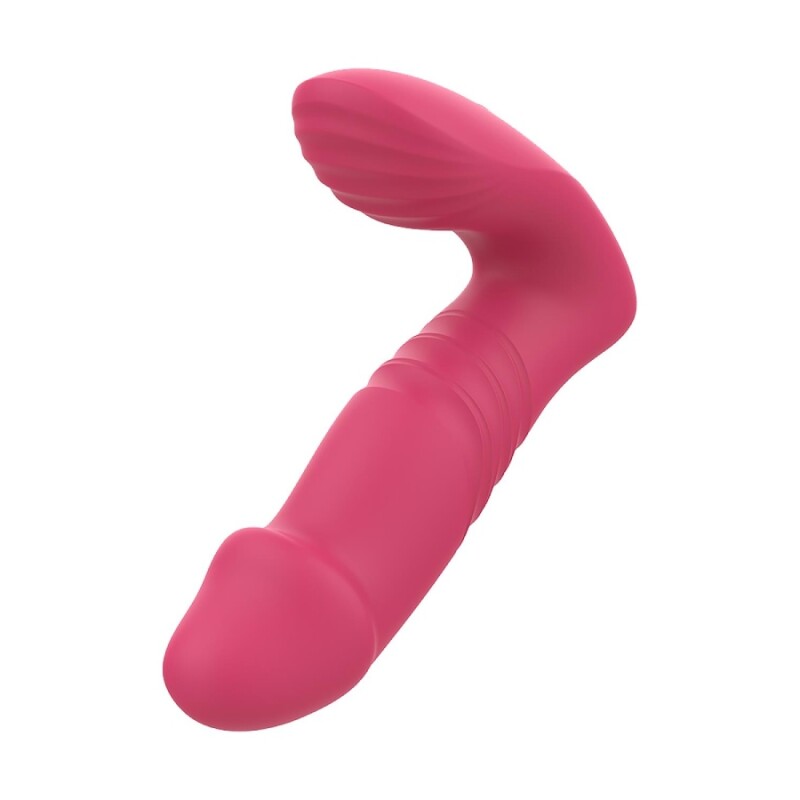 Вібратор універсальний для точки G або P Dreamtoys Up And Down Vibe з пультом, рожевий, 14 х 3.8 см - Зображення 2