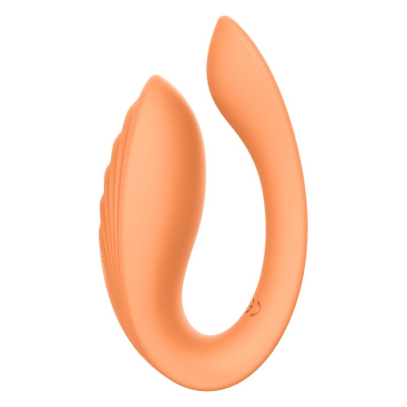 Вібратор для пар Dreamtoys Glam з дистанційним керуванням, оранжевий, 10 х 2.5 см - Зображення 2