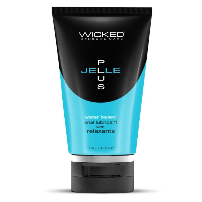 Анальний лубрикант Wicked Jelle Plus на водній основі, 120 мл