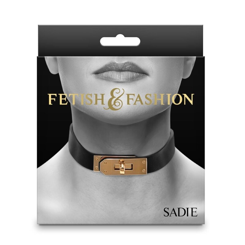 Нашийник-чокер NS Novelties Fetish &amp; Fashion’s Sadie Collar, чорний - Зображення 1