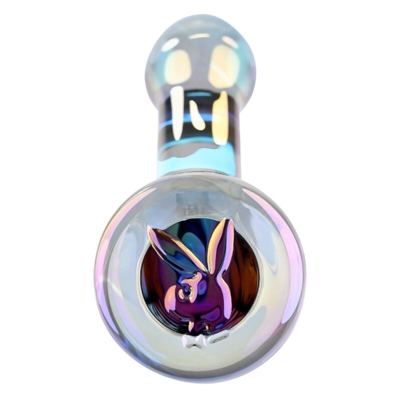 Фалоімітатор для точки G або P Playboy Jewels King скляний, 17.5 х 3.9 см - Изображение 4
